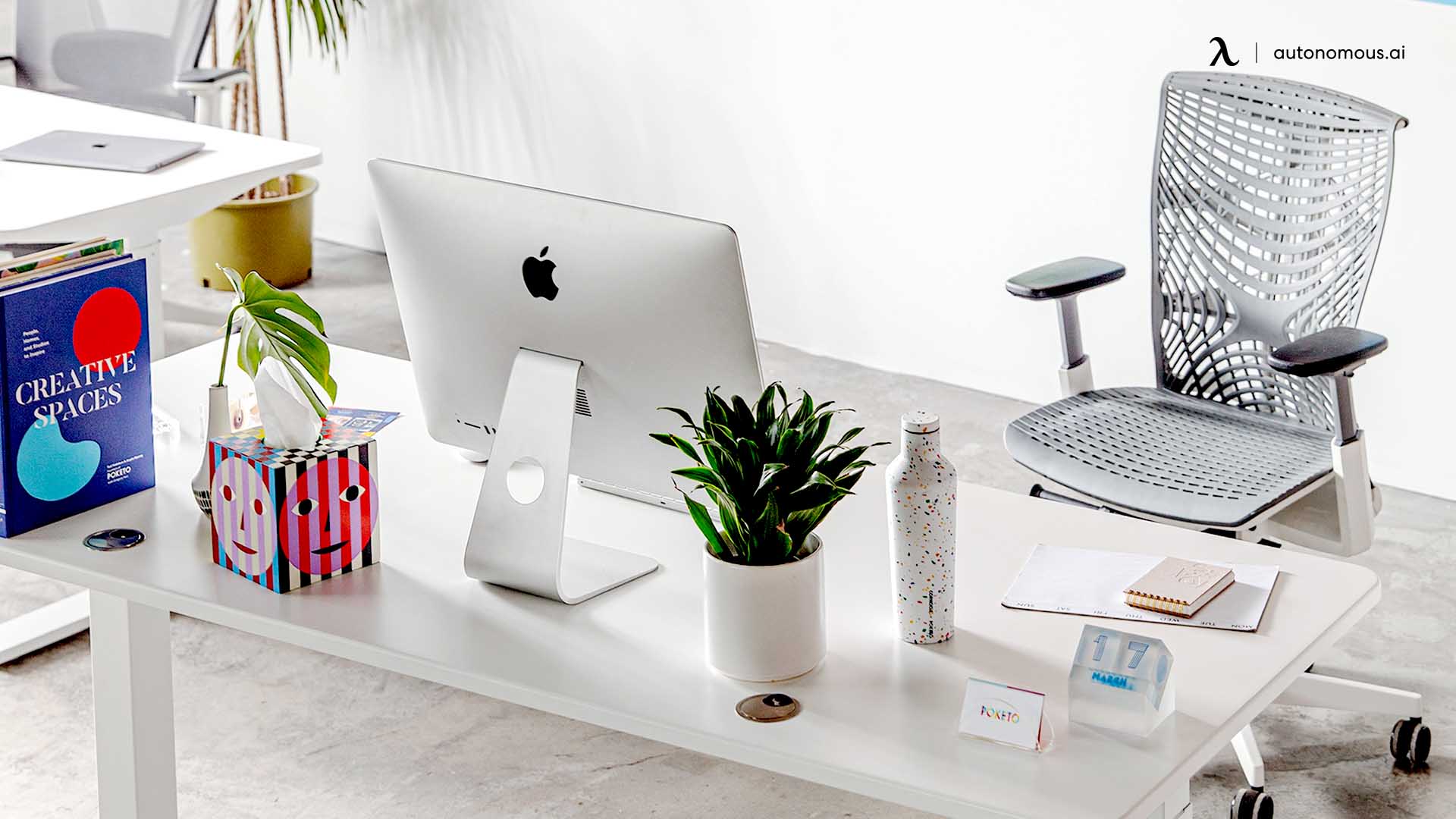 cute desk setup