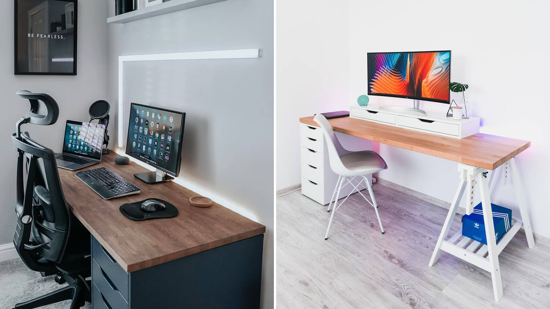 ikea custom desk
