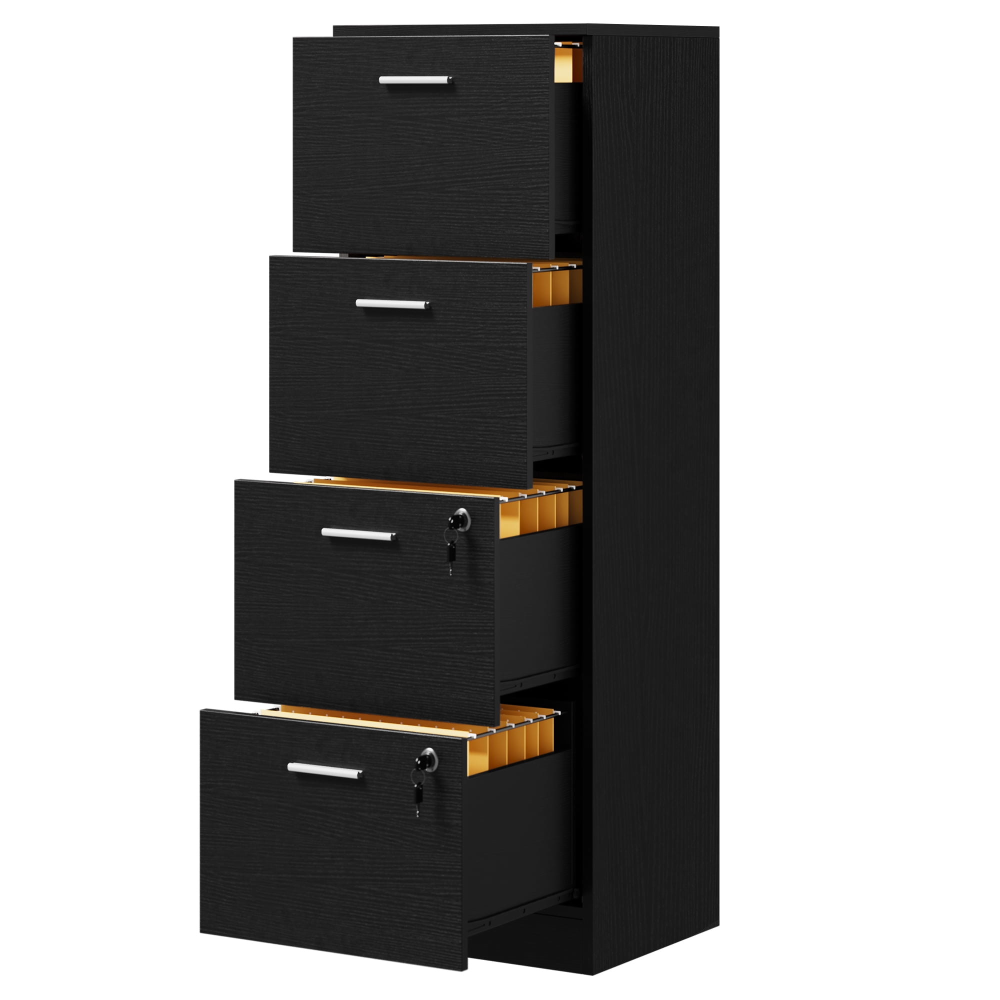 wood filing cabinets