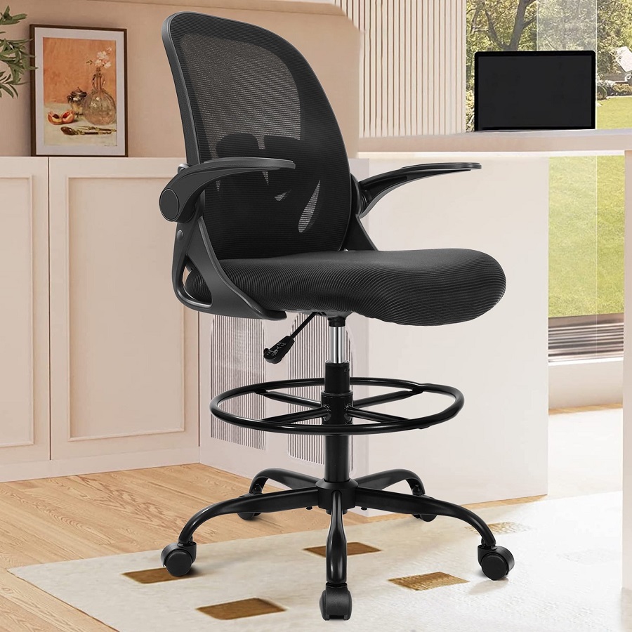 tall office chair for standing desk