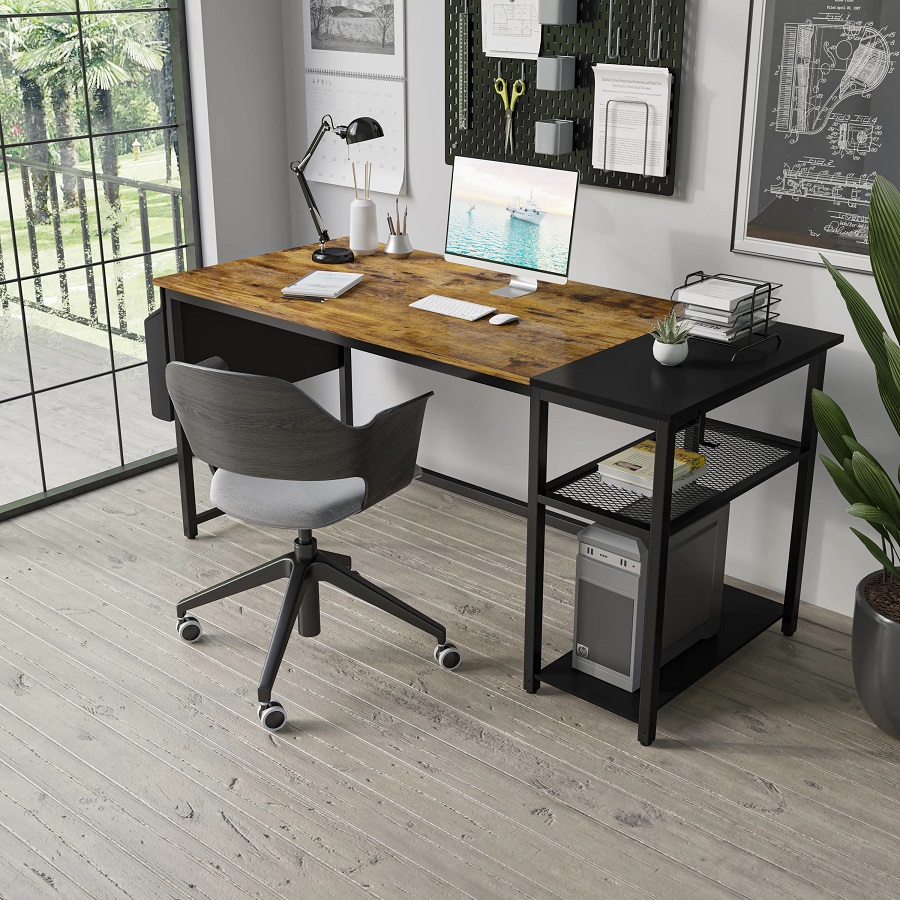 Home Office Desk With Storage
